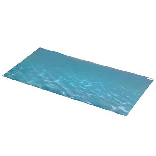 Autuncity Aquarium-Poster, 3D-Meeresmuster, Selbstklebender, geruchloser PVC-Aquarium-Hintergrundaufkleber für Glasbecken 122 * 50 cm von AUNC