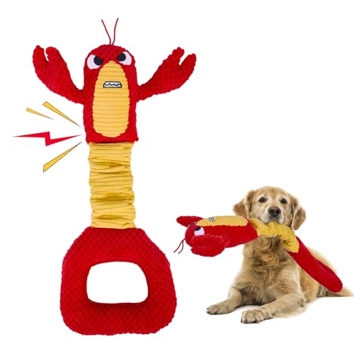 Quietschendes Hundespielzeug, Plüschtier, um sie für kleine, mittelgroße und große Hunde und aggressive Kauer zu beschäftigen, weiches, unzerstörbares Haustier-Kauspielzeug mit Knisterpapier, bestes Quietschendes Hundespielzeug, Plüschtier, um sie für kleine, mittelgroße und große Hunde und aggressive Kauer zu beschäftigen, weiches, unzerstörbares Haustier-Kauspielzeug mit Knisterpapier, bestes von Auvitaya