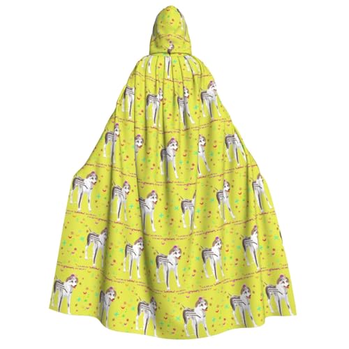 AvImYa Unisex Kapuze Halloween Weihnachten Party Cosplay Kostüme Robe Umhang Umhang Urlaub Waren Cartoon Grau Und Weiß Hund Prints AvImYa Unisex Kapuze Halloween Weihnachten Party Cosplay Kostüme Robe Umhang Umhang Urlaub Waren Cartoon Grau Und Weiß Hund Prints von AvImYa