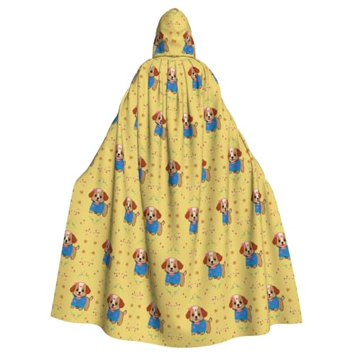 AvImYa Unisex Kapuze Halloween Weihnachten Party Cosplay Kostüme Robe Umhang Umhang Urlaub Waren Entzückende Cartoon Hund Prints von AvImYa