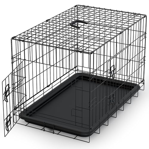 Avalo Hundekäfig XXL - Faltbarer Käfig - Klappbar - 2 Türen - 122x74x80 cm Avalo Hundekäfig XXL - Faltbarer Käfig - Klappbar - 2 Türen - 122x74x80 cm von Avalo
