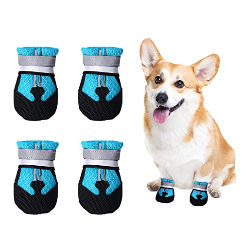 Avaner Hundeschuhe Pfotenschutz Hund wasserdichte Hunde Schuhe Anti Rutsch Sohle Outdoor Hundestiefel mit reflektierendem Klettverschluss Hundesocken für kleine mittlere und große Hunde Avaner Hundeschuhe Pfotenschutz Hund wasserdichte Hunde Schuhe Anti Rutsch Sohle Outdoor Hundestiefel mit reflektierendem Klettverschluss Hundesocken für kleine mittlere und große Hunde von Avaner