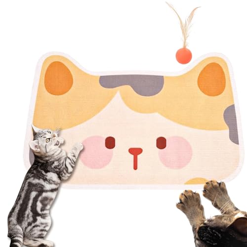 Wand-Katzenkratzbaum, Petholic Katzenkratzbaum Für Die Wand, Katzenkratzmatte, Selbstklebende Katzenkratzmatte, Katzenkratzbäume Für Hauskatzen (Lustige Katze) von Avanise
