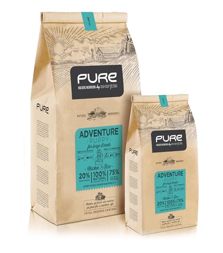 Pure Adventure Puppy (für große Rassen) Futter für Hunde Welpen großer Rassen – 12 kg von Avantis Pet Nutrición Inteligente