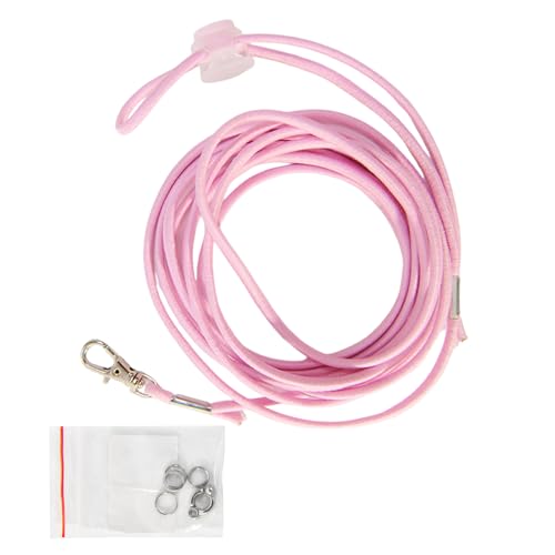 Ausbruchsichere Hundeleine für Papageien, mit Kordel, elastische Vogelleine mit Metall-Knöchelringen, Haustier-Trainingsseil, 3 m, Outdoor-Aktivitäten Ausbruchsichere Hundeleine für Papageien, mit Kordel, elastische Vogelleine mit Metall-Knöchelringen, Haustier-Trainingsseil, 3 m, Outdoor-Aktivitäten von Avejjbaey