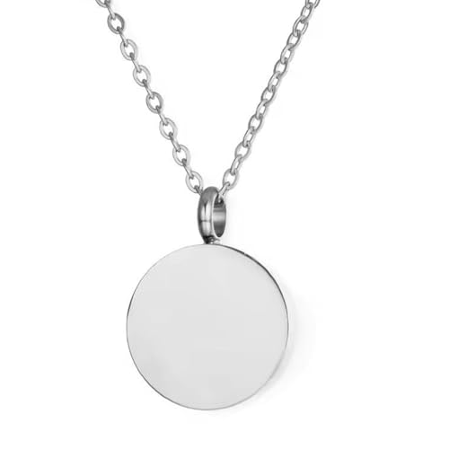 Avejjbaey Memorial Pet Ashes Keepsakes Rund Urne Anhänger Halskette Edelstahl Stähle Medeigly Für Tierliebhaber Sentimental Wear Pet Memorial Accessoire Avejjbaey Memorial Pet Ashes Keepsakes Rund Urne Anhänger Halskette Edelstahl Stähle Medeigly Für Tierliebhaber Sentimental Wear Pet Memorial Accessoire von Avejjbaey