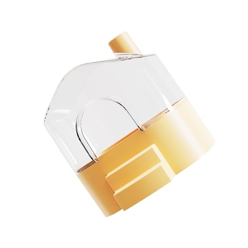 Avejjbaey Spill Proof Hamster Sand Bad Box Behälter Mit Erhöhtem Basis Klares Design Für Lemming Und Kleine Lebensräume Transparent Großer Hamstersandbad Transparent von Avejjbaey