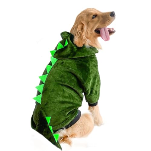Avejjbaey Schönes Dinosaurier Kostüm Für Große Hunde Modischer Hunde Fleece Pullover Kleidung Halloween Kostüm Bühnenshow Dressing Anzug Avejjbaey Schönes Dinosaurier Kostüm Für Große Hunde Modischer Hunde Fleece Pullover Kleidung Halloween Kostüm Bühnenshow Dressing Anzug von Avejjbaey
