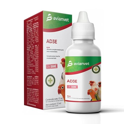 Avianvet AD3E | Vitamin-Ergänzungsfuttermittel für Vögel | Ohne DORÉ | 15 ml Avianvet AD3E | Vitamin-Ergänzungsfuttermittel für Vögel | Ohne DORÉ | 15 ml von Avianvet