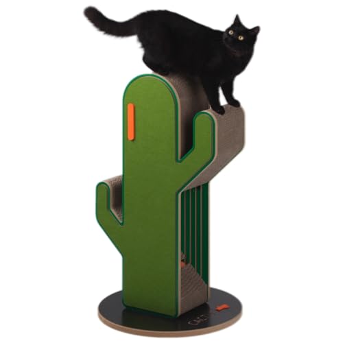 AvitaPaws Kaktus Kratzbaum - Mehrstufiger Turm zum Klettern, Kratzen und Springen mit stabilem nachhaltigem Design, stilvolle Katzenmöbel für aktives Spielen und Heimdekoration AvitaPaws Kaktus Kratzbaum - Mehrstufiger Turm zum Klettern, Kratzen und Springen mit stabilem nachhaltigem Design, stilvolle Katzenmöbel für aktives Spielen und Heimdekoration von AvitaPaws