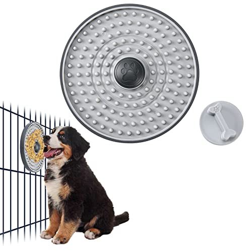 Avont Hund Lecken Pad, Leckmatte Schleckmatte Verwendung in Käfigen -Grey von Avont