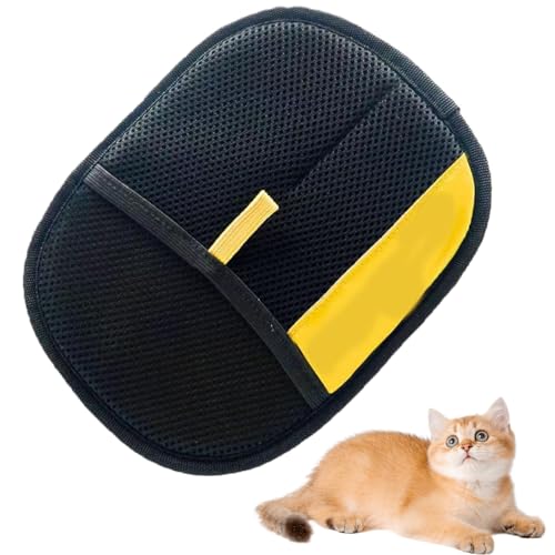Awavsea Furblu Premium Pet Hair Removal Glove, Tierhaarentferner, elektrostatischer Handschuh, Wiederverwendbare doppelseitige Tierreinigungshandschuhe, geeignet für Hunde, Katzen, Enthaarung (1PCS) von Awavsea