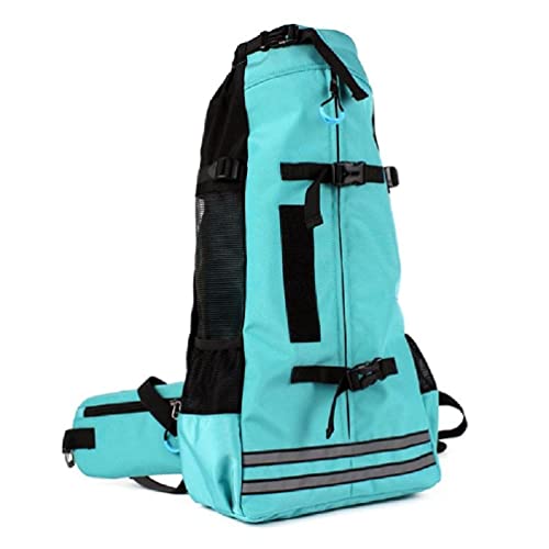Awlsoneteng Hundetragetasche, verstellbarer Rucksack für Wandern oder Reisen, Sportsack, Trainer für kleine und mittelgroße Hunde, für mittelgroße Hunde von Awlsoneteng