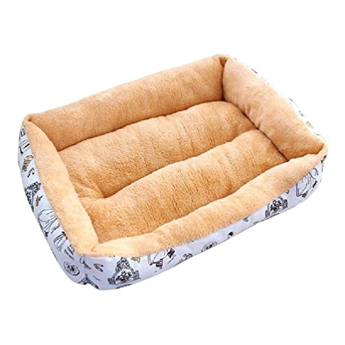 Plüsch-Hundebetten Haustierkissen Kistenmatte Weiches selbstwärmendes Bett für kleine mittelgroße Hunde Zwergspitz, Beagles und die meisten Katzen Hundebox Bett für mittelgroße Hunde von Awlsoneteng