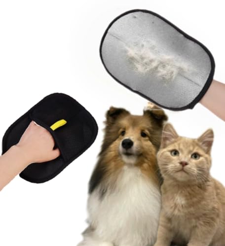 Awlve Drpfoten Fellmagnet, Fell Magnet Static Removal Gloves for Pet Hair, Fur Gloves, Fell Magnet Handschuh, Katzenhaarentferner (2X Fellmagnet) von Awlve