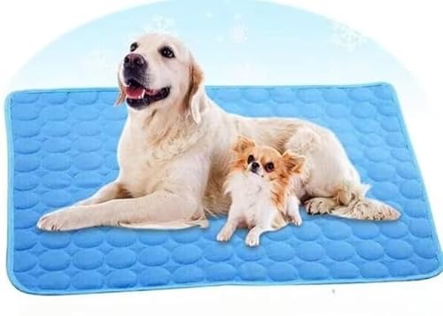 Awlve nordseepfote Kühlmatte für Hund den Sommer Original Verbesserte atmungsaktiven 3D-Mesh-Gewebe ideal für Zuhause, Garten & Camping (Blau,xs-40X30) von Awlve