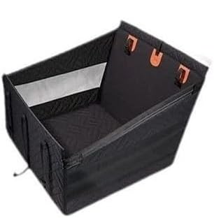 Tier-Herzen tierherzen Hunde Hartboden- Autositzerweiterung für Autositz Rückbank Einzelsitz Erweiterung Ideal für Reisen und Tägliche Hausgebrauch (56x56x40CM-Schwarz) von Awlve