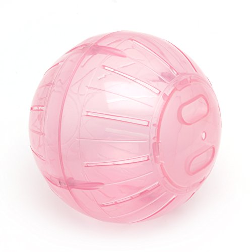 12 cm bunter Laufball, transparenter Hamster-Maus-Rate, Kunststoffspielzeug, Kleintiere, Hamsterspielzeug, 12 cm, Joggingball, Hamsterspielzeug für Käfig von Awydky