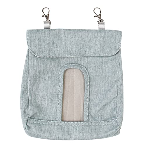 Futtertasche für Kaninchen, zum Aufhängen, Einzelloch, einfarbig, für kleine Tiere, Chinchilla, Kaninchen, Futtertasche für Käfig, groß von Awydky