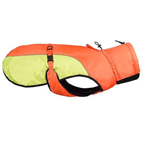 AxBALL Kleidung for große Hunde wasserdichte Weste for große Hunde Herbst-Winter-warme Haustier-Mantel-Kleidung for Hunde Chihuahua Labrador XL-6XL (Color : Orange Green, Size : X-Large) von AxBALL