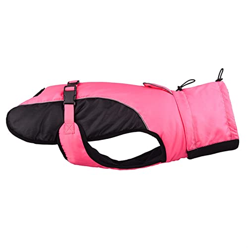 AxBALL Kleidung for große Hunde wasserdichte Weste for große Hunde Herbst-Winter-warme Haustier-Mantel-Kleidung for Hunde Chihuahua Labrador XL-6XL (Color : Pink, Size : X-Large) von AxBALL