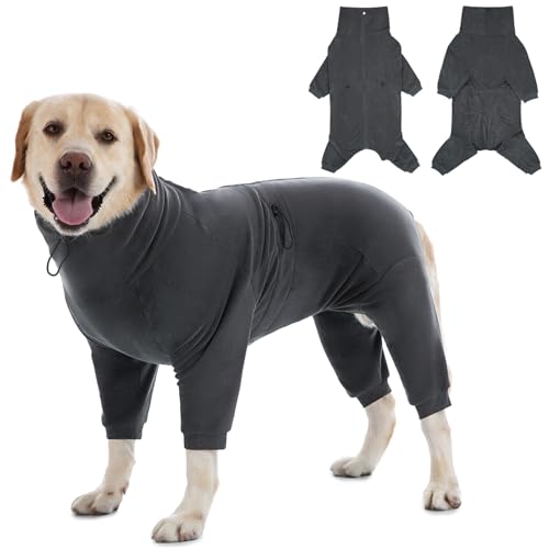 Axcimond Hundemantel mit Beinen warm Fleece Pullover Hund Winter Mantel Hund mit Reißverschluss Hundejacke für kleine mittlere große Hunde kaltes Wetter Hundekleidung Hundepullover Fleece Hundepyjama Axcimond Hundemantel mit Beinen warm Fleece Pullover Hund Winter Mantel Hund mit Reißverschluss Hundejacke für kleine mittlere große Hunde kaltes Wetter Hundekleidung Hundepullover Fleece Hundepyjama von Axcimond