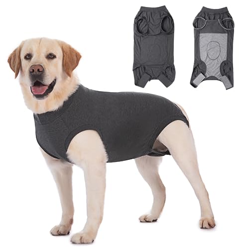 Axcimond Hundebody Nach Op Leckschutz Op Body Hund Kastration Hündin Rüde Medical Pet Shirt Hunde Einteiler Wundschutzanzüge für Hunde Mit Klettverschluss Alternativen zu Kegel und Halskrause Hund Axcimond Hundebody Nach Op Leckschutz Op Body Hund Kastration Hündin Rüde Medical Pet Shirt Hunde Einteiler Wundschutzanzüge für Hunde Mit Klettverschluss Alternativen zu Kegel und Halskrause Hund von Axcimond