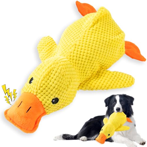 Axinyijia Anti Stress Ente für Hunde Groß, Quack-Quack Duck Hund Spielzeug, Hundespielzeug Unzerstörbar Ente Kuscheltier Hund Axinyijia Anti Stress Ente für Hunde Groß, Quack-Quack Duck Hund Spielzeug, Hundespielzeug Unzerstörbar Ente Kuscheltier Hund von Axinyijia