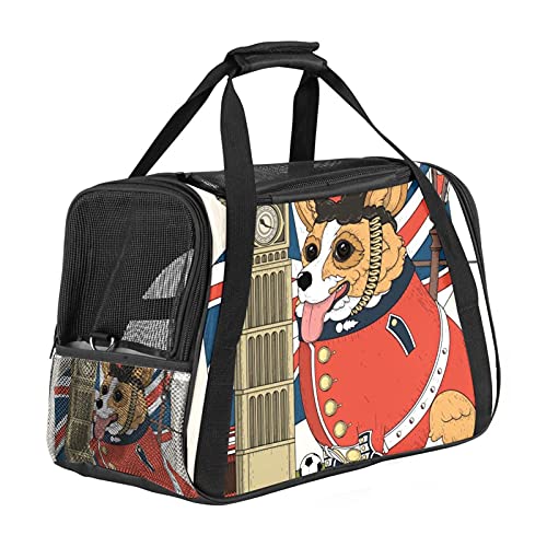 Netter Corgi-Hundetragetasche, tragbar, weiche Seiten, Tragetasche für kleine Haustiere, mit Tragegriff und Schultergurten, von Fluggesellschaften zugelassen, Reisen Netter Corgi-Hundetragetasche, tragbar, weiche Seiten, Tragetasche für kleine Haustiere, mit Tragegriff und Schultergurten, von Fluggesellschaften zugelassen, Reisen von AxssjS