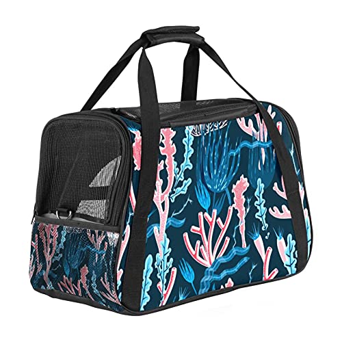 Reisetasche mit 3 offenen Netztüren und verstellbarem Schultergurt, Marineblau / Marineblau von AxssjS
