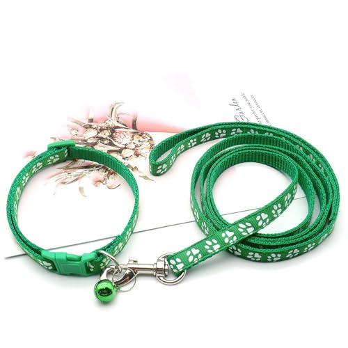 2 Stück Weich Kleiner Hundehalsband Zugseil Verstellbare Hunde Halsband Grün 2 Stück Weich Kleiner Hundehalsband Zugseil Verstellbare Hunde Halsband Grün von Ayaluck