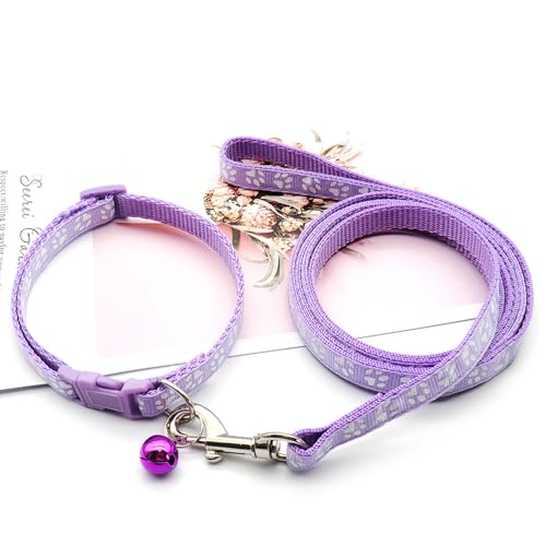2 Stück Weich Kleiner Hundehalsband Zugseil Verstellbare Hunde Halsband Lila 2 Stück Weich Kleiner Hundehalsband Zugseil Verstellbare Hunde Halsband Lila von Ayaluck