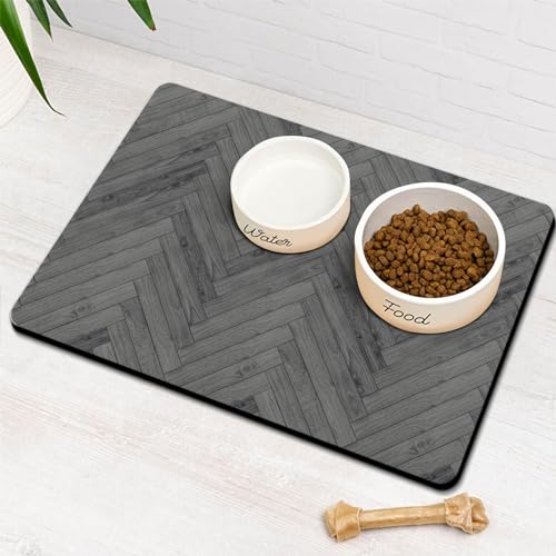 Hundefuttermatten für Böden, saugfähig, Haustier-Katzenfutter-Matte – schnell trocknende Hundenapf-Matten für Futter und Wasser, umweltfreundliches Boho-Haustierzubehör Hundefuttermatten für Böden, saugfähig, Haustier-Katzenfutter-Matte – schnell trocknende Hundenapf-Matten für Futter und Wasser, umweltfreundliches Boho-Haustierzubehör von Ayiashiab