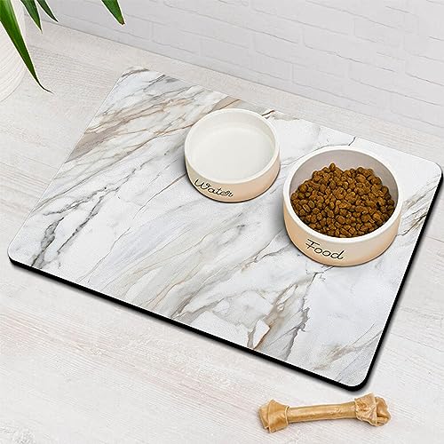 Hundefuttermatten für Böden, saugfähig, Haustier-Katzenfutter-Matte – schnell trocknende Hundenapf-Matten für Futter und Wasser, umweltfreundliches Boho-Haustierzubehör Hundefuttermatten für Böden, saugfähig, Haustier-Katzenfutter-Matte – schnell trocknende Hundenapf-Matten für Futter und Wasser, umweltfreundliches Boho-Haustierzubehör von Ayiashiab