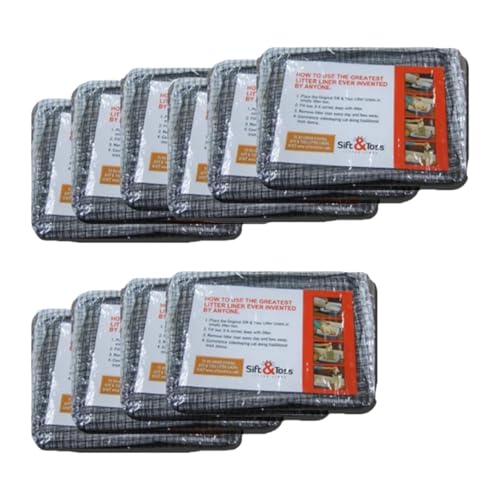 Aymzbd 10 Stück Katzentoilettenliner Aus PP Material Und Langlebig Passend für Selbstreinigende Katzentoiletten für Saubere Katzentoilette Und Geruch, 37x26x13cm von Aymzbd