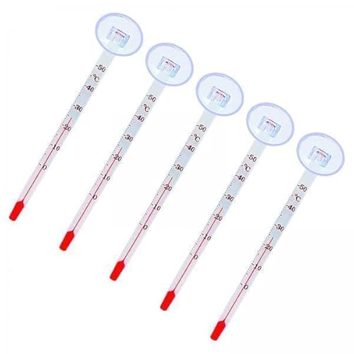 Aymzbd 2 X 5 Stück Aquarium Thermometer, Aquarium Thermometer für Süß Und Salzwasser, Großer Bereich, Genaues Tauchthermometer Aymzbd 2 X 5 Stück Aquarium Thermometer, Aquarium Thermometer für Süß Und Salzwasser, Großer Bereich, Genaues Tauchthermometer von Aymzbd