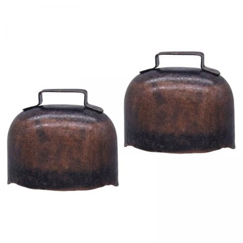Aymzbd 2X 2 Stück Kuhglocken Antiquen Stil Kleine Dekorative Glocken für Viehpferdhund Aymzbd 2X 2 Stück Kuhglocken Antiquen Stil Kleine Dekorative Glocken für Viehpferdhund von Aymzbd