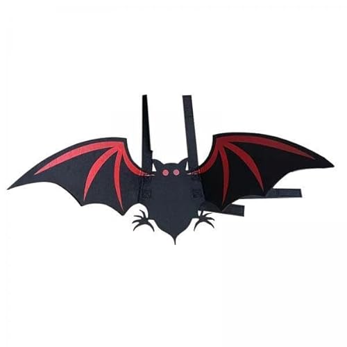 Aymzbd 3 X Lustige Halloween Kostüme für Hunde, Fledermausflügel, Haustiere, Katzen, für Cosplay, Geburtstag, 57 X 17 cm von Aymzbd