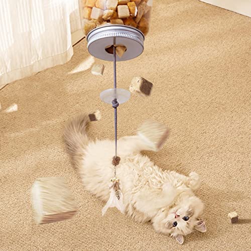 Aymzbd 3X Katzen, Die mit Lebensmittelspielzeug Tat Spender Spielzeug Decke Hängen, Erhöht IQ Puzzle von Aymzbd