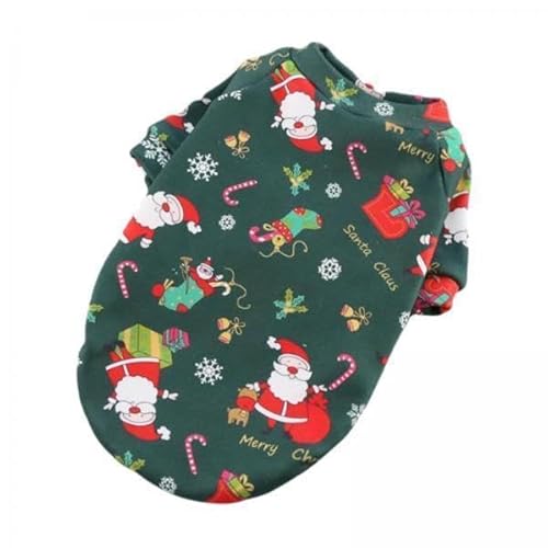 Aymzbd 3xDog Weihnachtspullover, Weihnachts Hundebekleidung, Festlich, Warm, Süß, Weihnachtsmann, Hund, Katze, Winter, Warme Kleidung, Haustierkleidung für C von Aymzbd