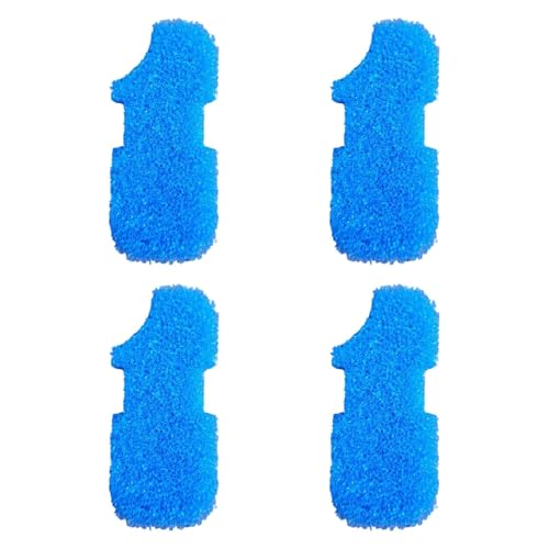 Aymzbd 4 Stück Fisch Tank Pads Aquarium Schwamm Pads Schaum Schwamm von Aymzbd