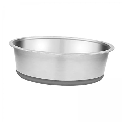 Aymzbd 4xStainless Steel Dog Bowl Dog Cat Bowl Tragbare Nicht Slip Hundwasserschale, Haustier Fütterungsschüssel für Innenhaushalte von Aymzbd