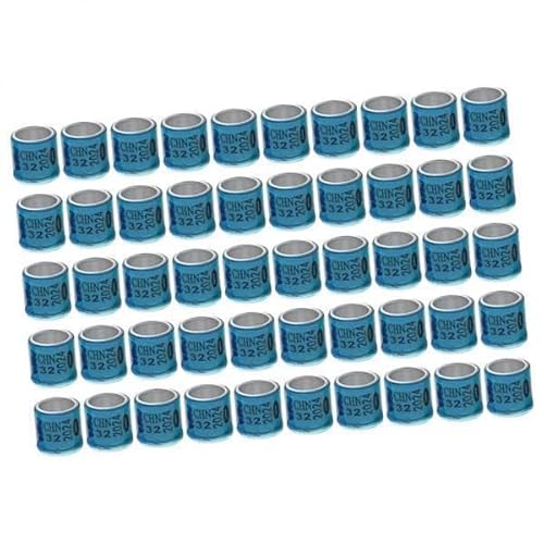 Aymzbd 5X Beinringe Blue50 Blue50 0,8 cm Blue50 0,8 cm von Aymzbd