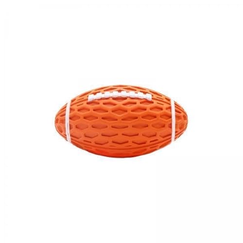 Aymzbd 6 X Hundespielzeugbälle, Kauspielzeug für Hunde, Rugby, Strapazierfähig, Geschenk, Quietschspielzeug für Haustiere, Bälle, Interaktiver Hundeball für von Aymzbd