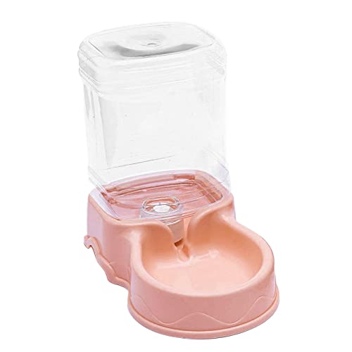Aymzbd AUTOMATISCHER WASSERSPENDER FÜR Haustiere Welpennapf Futternapf, Rosa Wasserzufuhr von Aymzbd