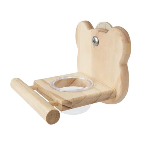 Aymzbd Acryl Wasserschale für Vögel mit Fütterungsschalter und praktischem Papageienperch, Bär Geformt Aymzbd Acryl Wasserschale für Vögel mit Fütterungsschalter und praktischem Papageienperch, Bär Geformt von Aymzbd