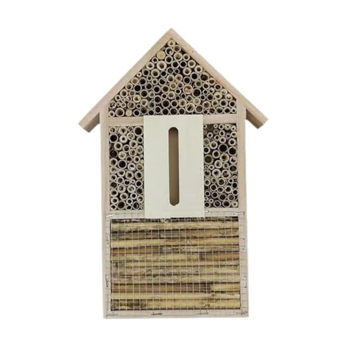 Aymzbd Bienenhaus Holz Hängende Handgefertigte Lebensraum für Marienkäfer Schmetterlinge Garten von Aymzbd