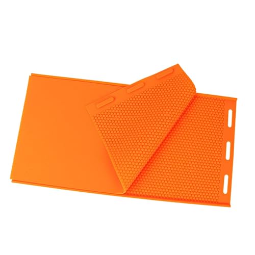 Aymzbd Bienenwachs Basisplatte für Flexible Wabenblätter, tragbar für, Orange von Aymzbd