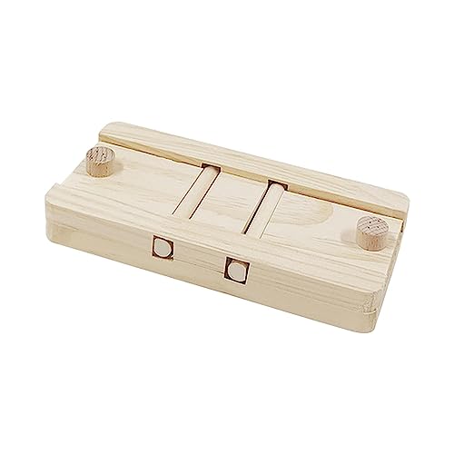Aymzbd Futtersuchspielzeug für Hamster Und Kaninchen, Interaktives Holzspielzeug für Kleintiere, Stil b von Aymzbd