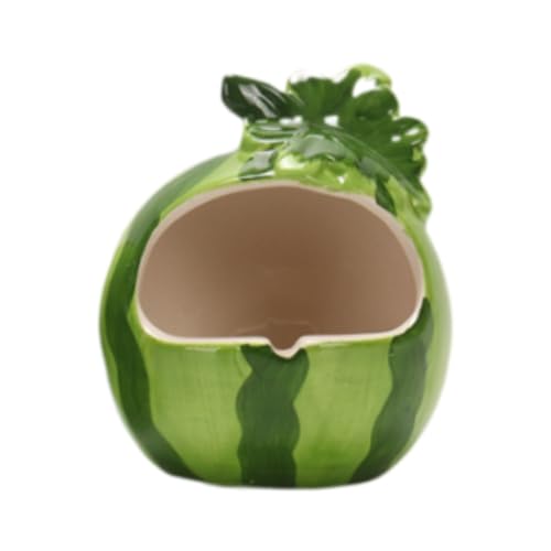 Aymzbd Hamster Versteck, für Kleine Haustiere, Hütte für Rennmäuse, Wassermelone von Aymzbd